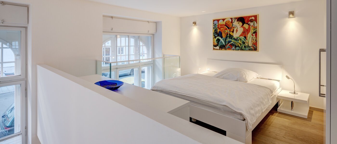 appartamento con galleria München Maxvorstadt 01 zona notte 8163