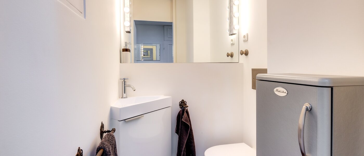 attico München Menterschwaige 01 toilette per gli ospiti 8181