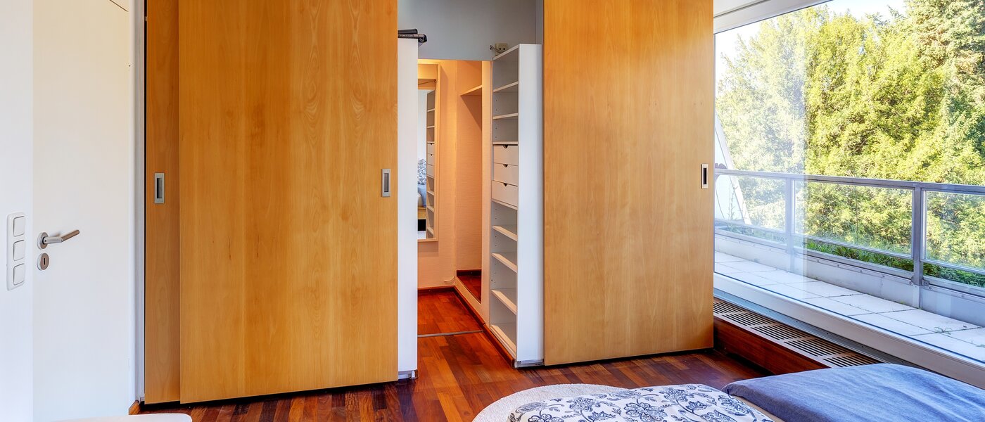 attico München Menterschwaige 03 camera da letto 8181