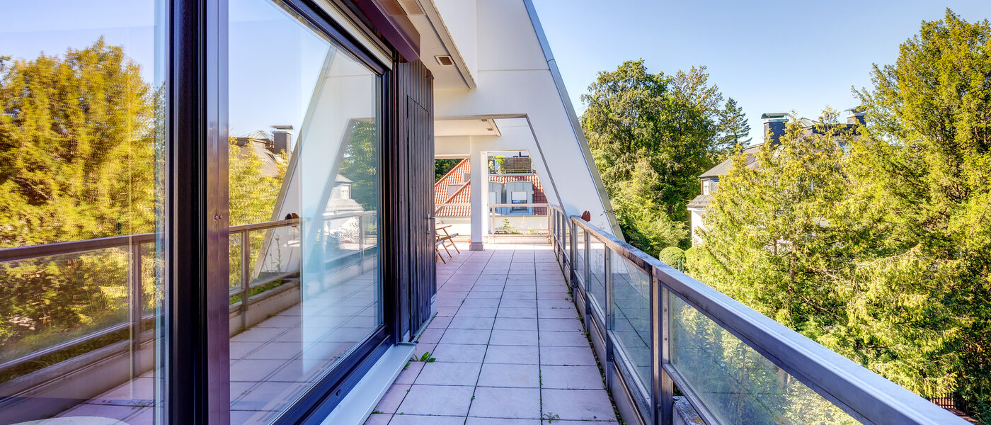 attico München Menterschwaige 02 terrazza sul tetto 8181