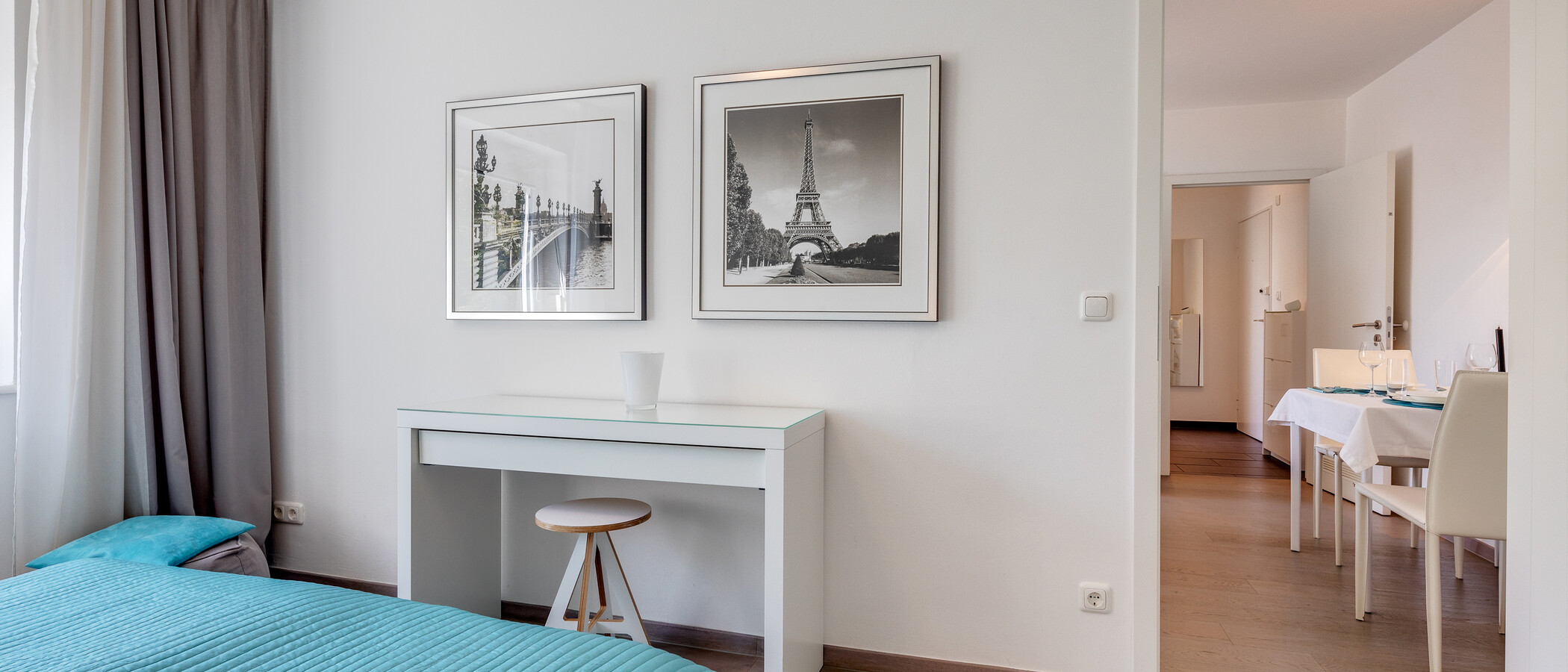 appartamento München Schwabing 02 camera da letto 8204