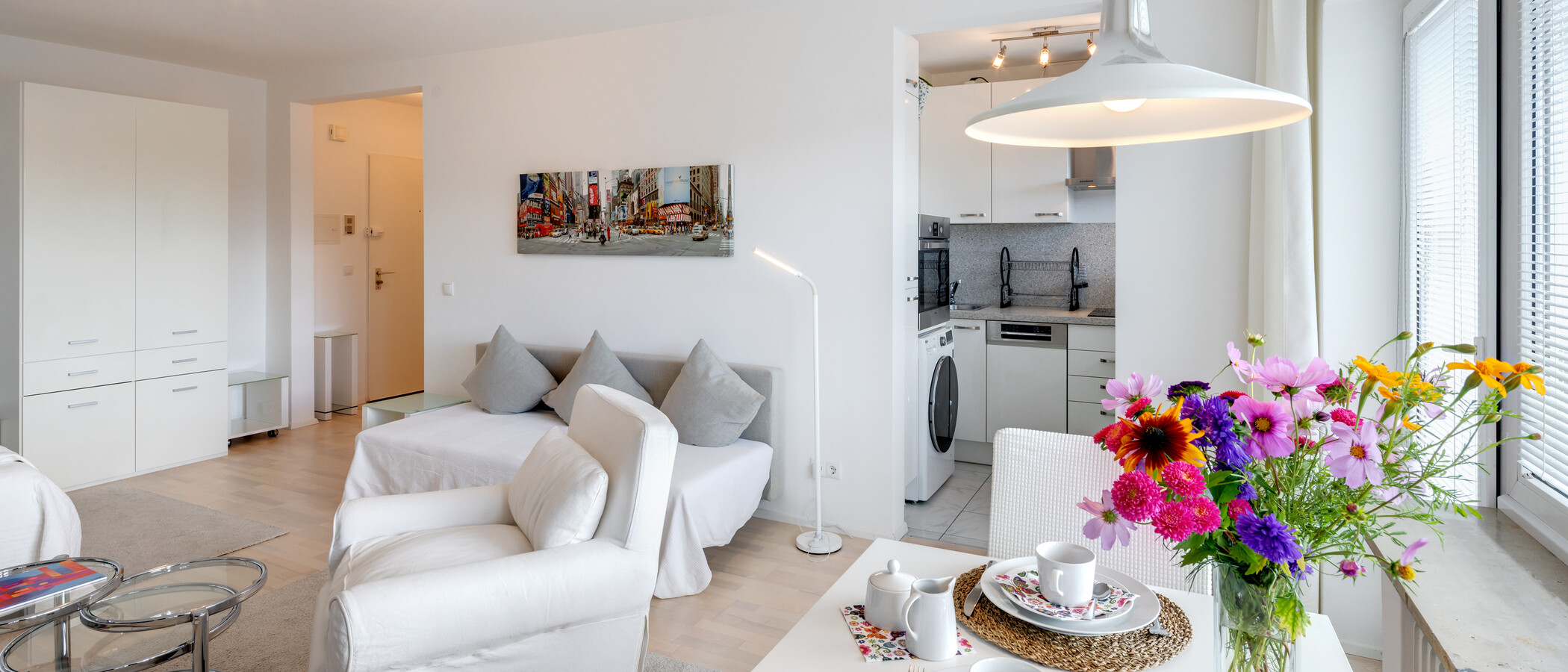 appartamento München Berg am Laim 03 zona living 8248