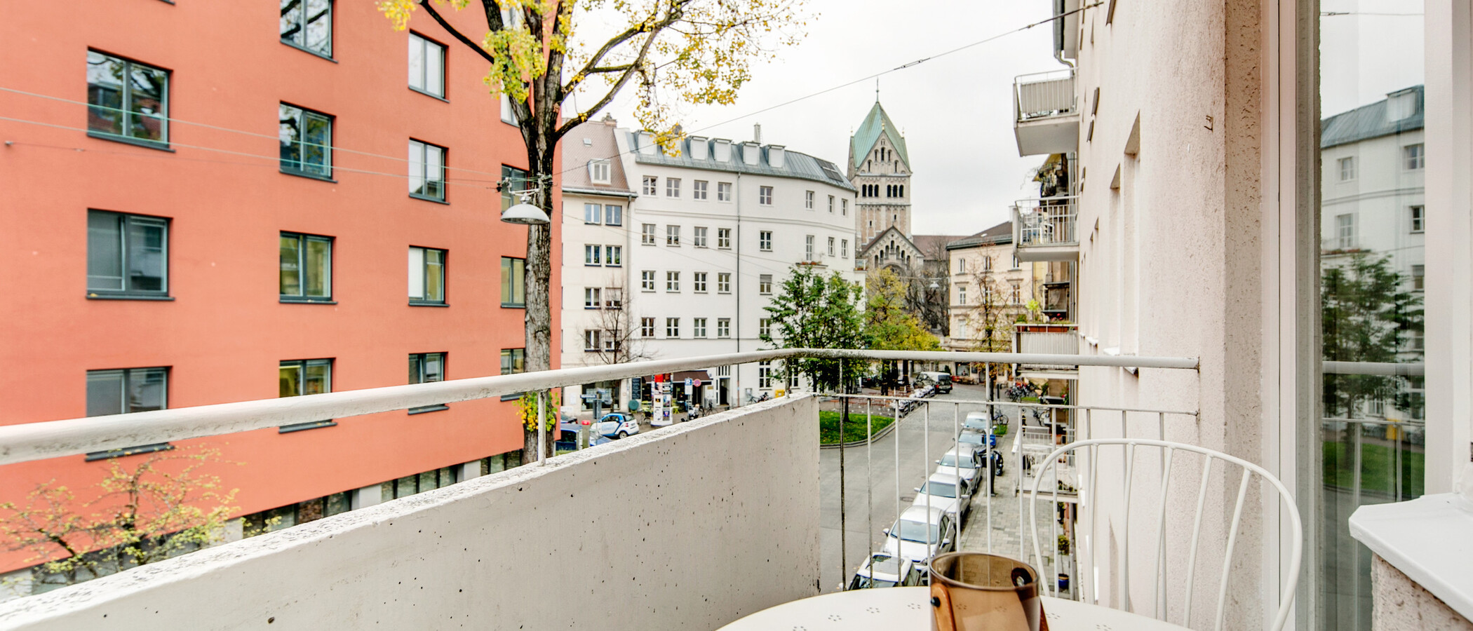 appartamento München Lehel 02 balcone 8256