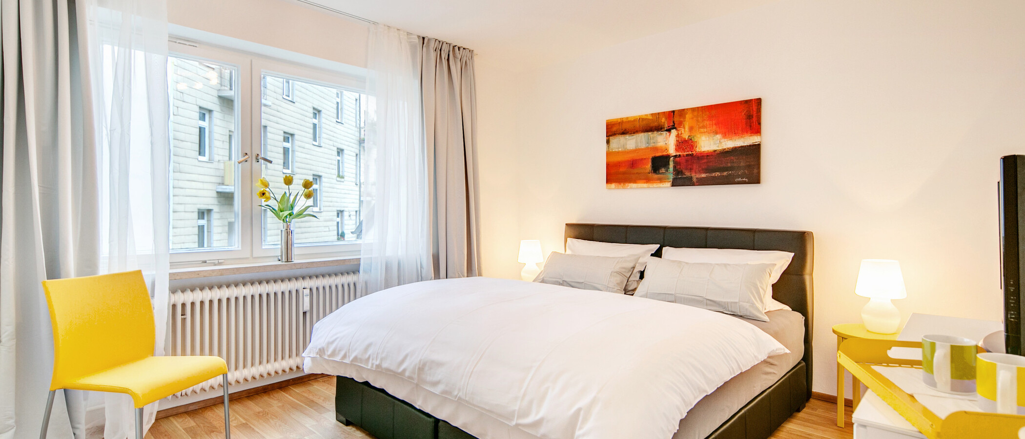 appartamento München Lehel 01 zona notte 8256