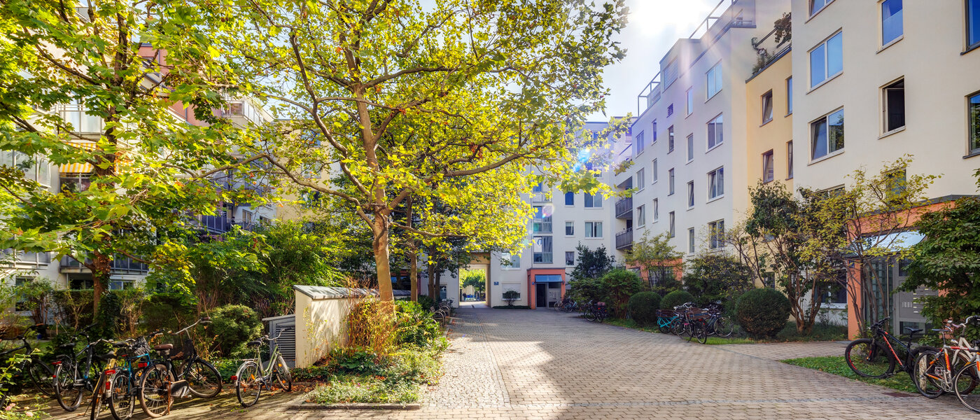 appartamento München Maxvorstadt - Universitätsviertel 01 cortile interno  8264