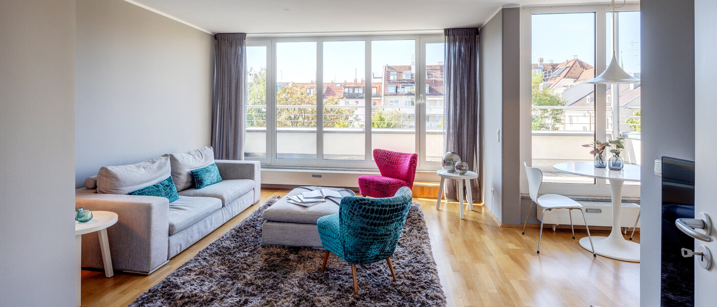 appartamento München Maxvorstadt - Universitätsviertel 02 zona living 8264