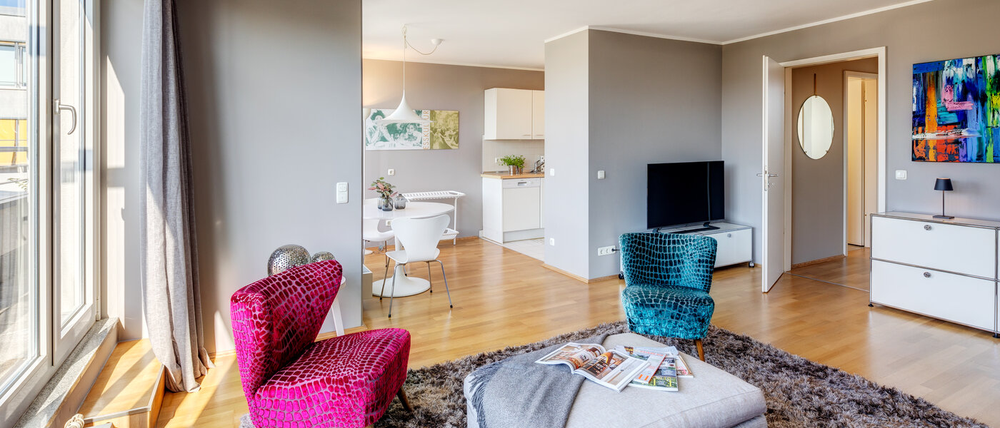 appartamento München Maxvorstadt - Universitätsviertel 04 zona living 8264