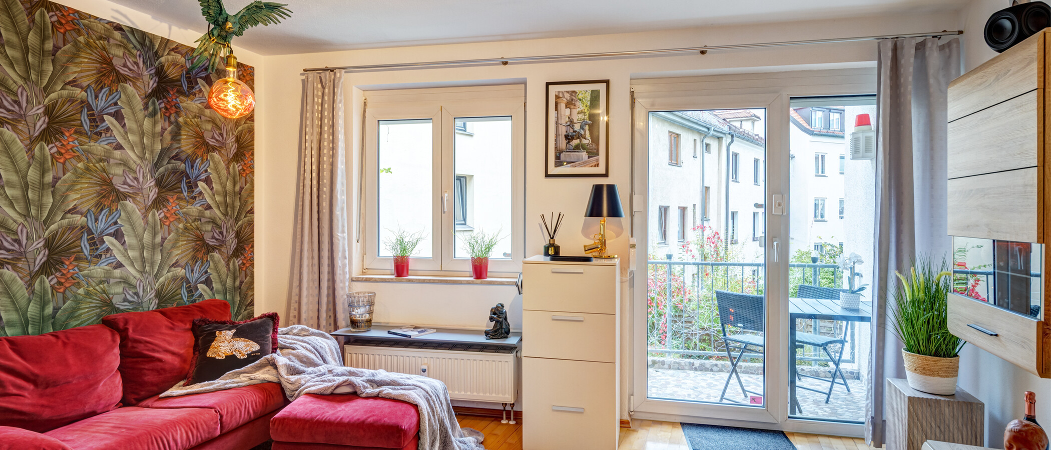appartamento München Untergiesing 01 zona living 8397