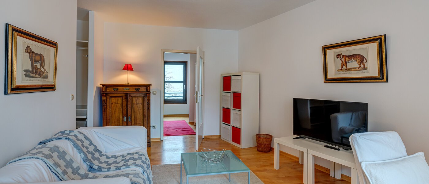 appartamento München Lehel 03 zona living 8406