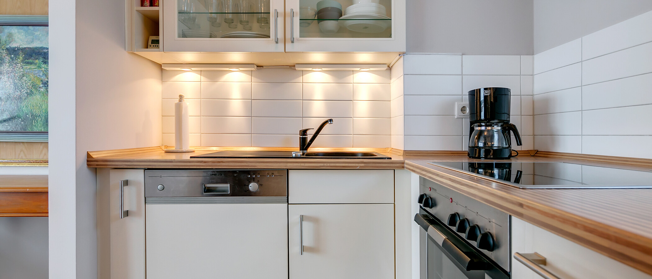 attico con terrazzo München Bogenhausen 02 cucina 8467