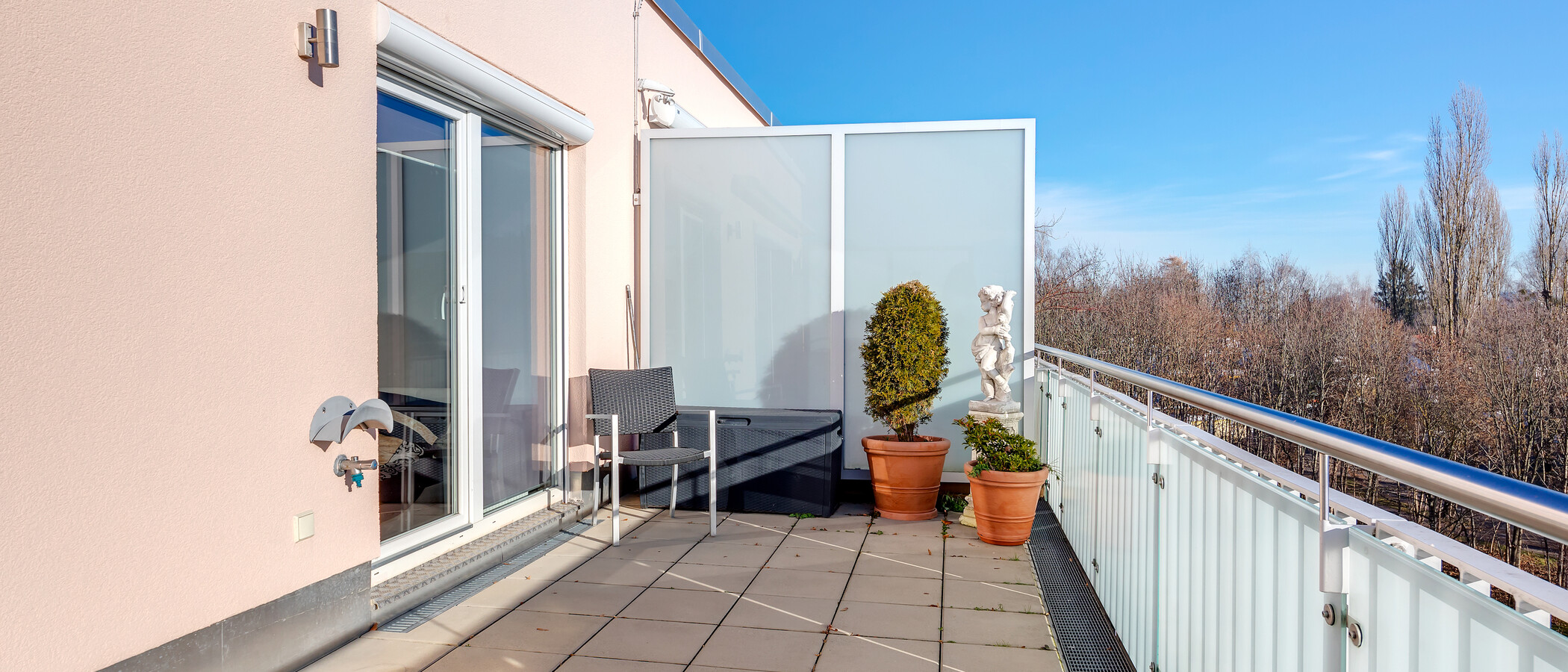 attico con terrazzo München Bogenhausen 02 terrazza 8467