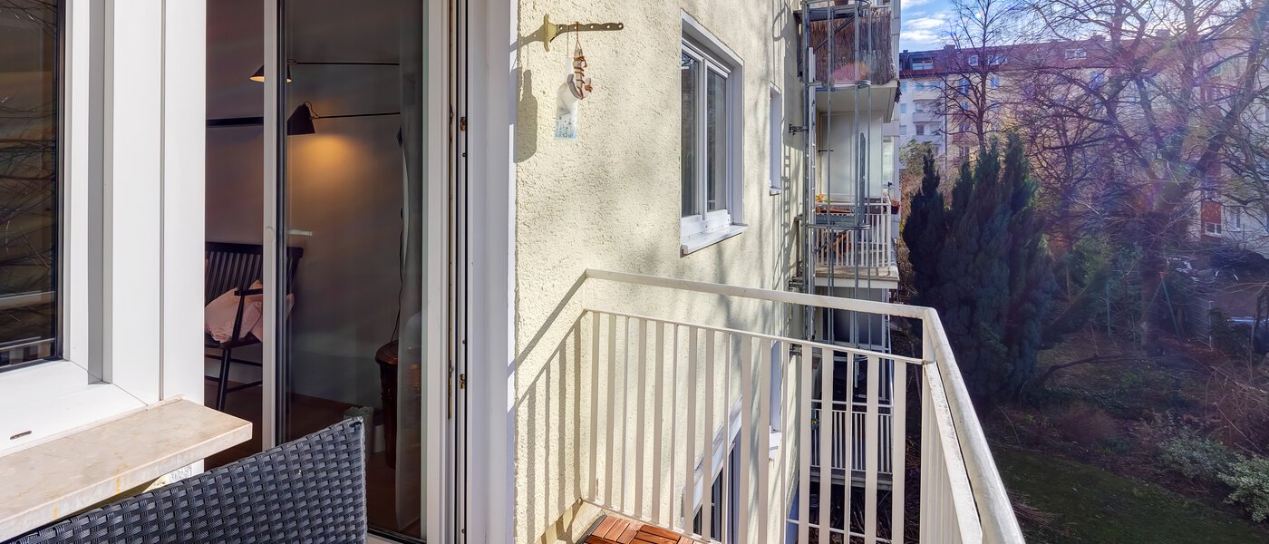 appartamento München Maxvorstadt - Museumsviertel 03 balcone 8504