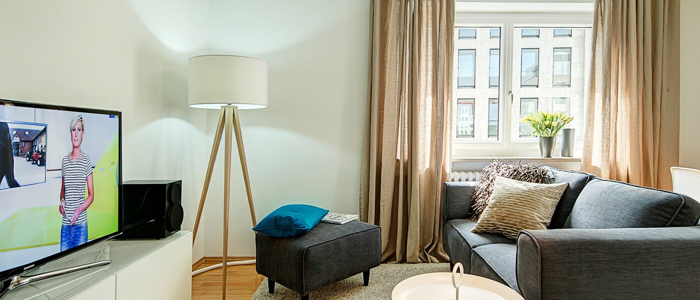 appartamento München Lehel 01 soggiorno 8569