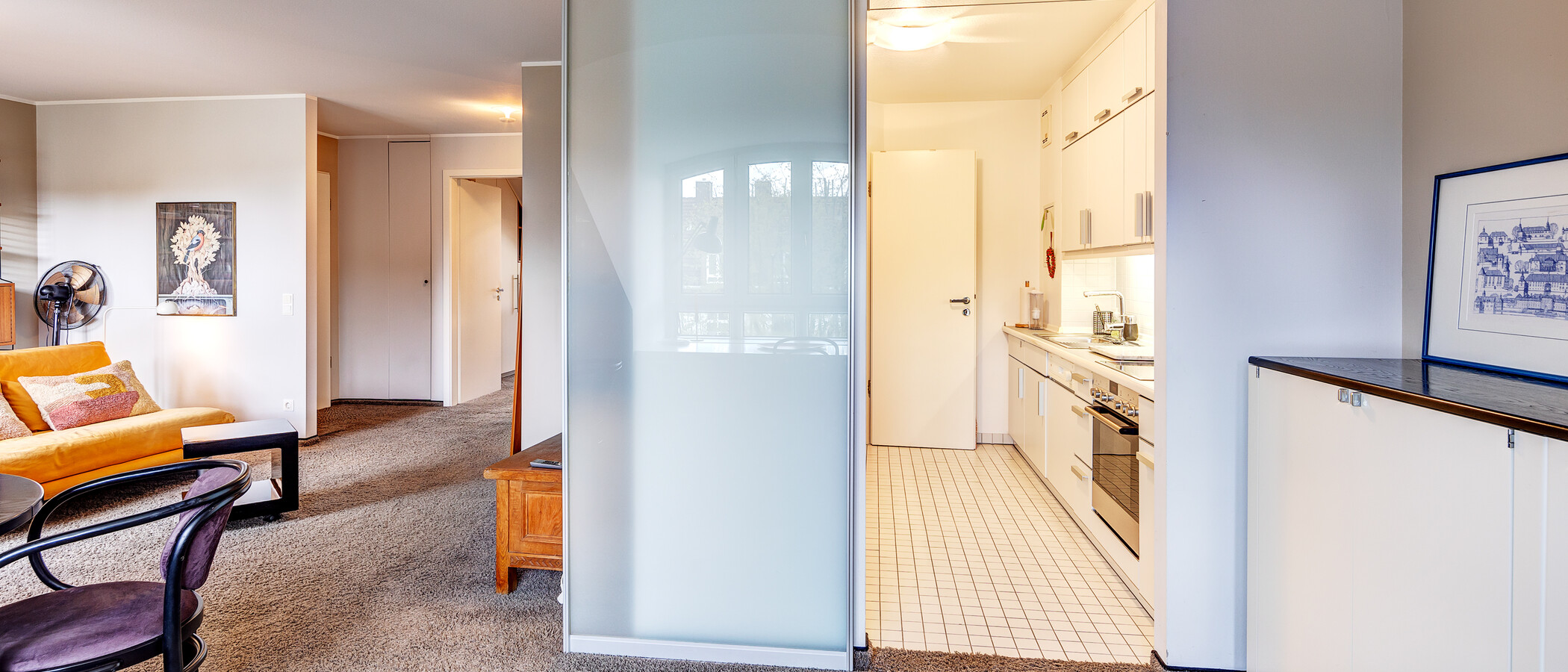attico München Denning 06 zona living 8585