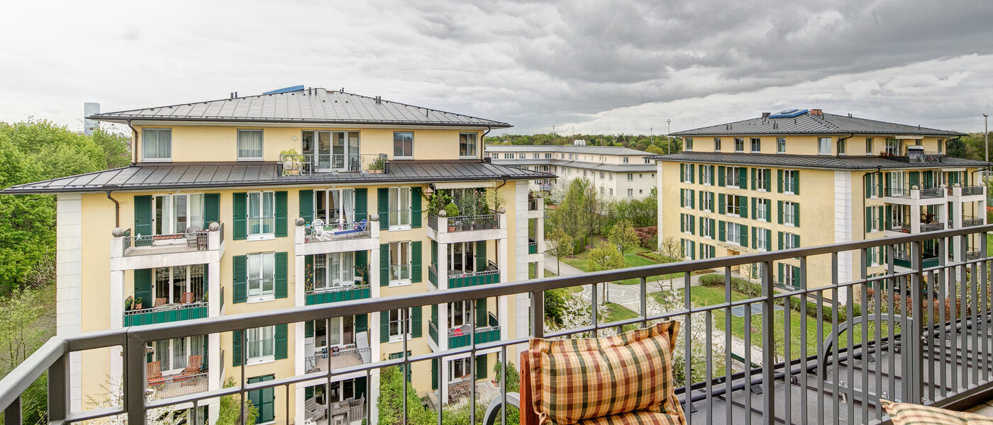 appartamento con galleria München Moosach 02 terrazza 8607