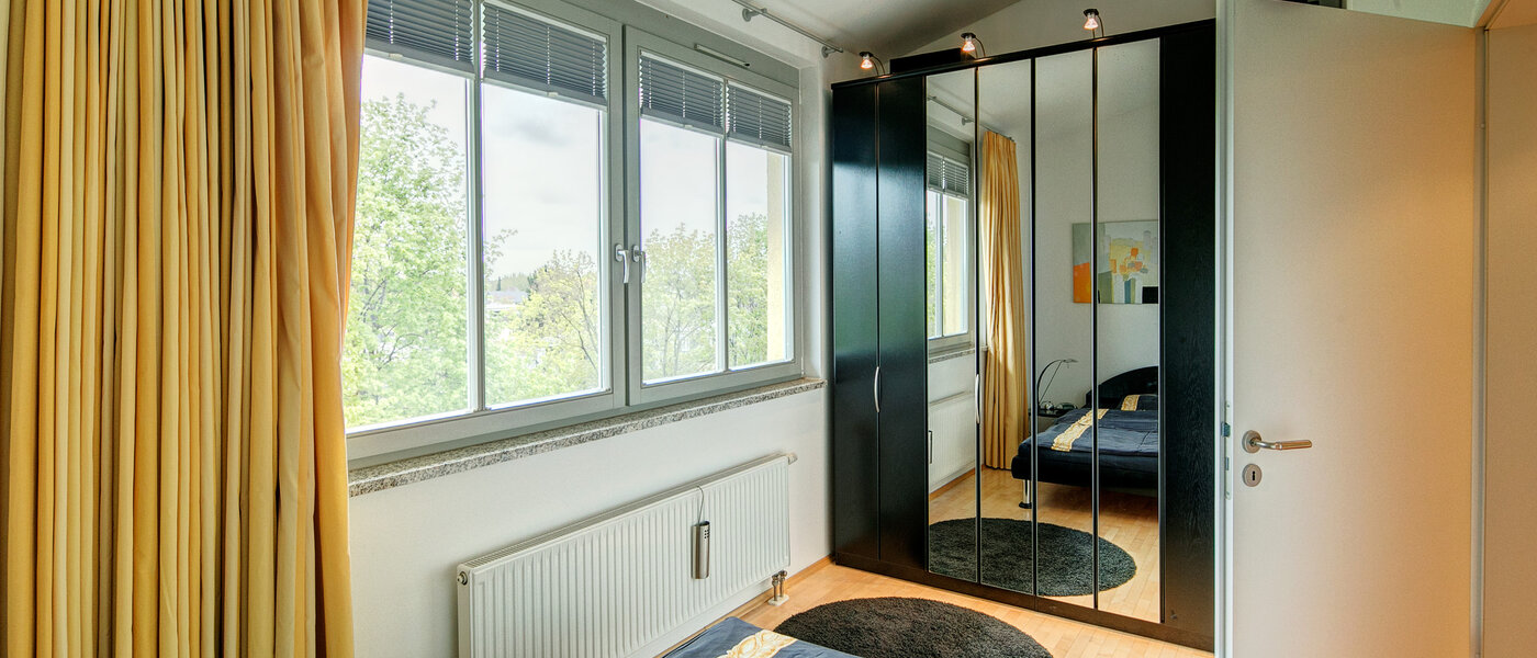 appartamento con galleria München Moosach 02 zona notte 8607