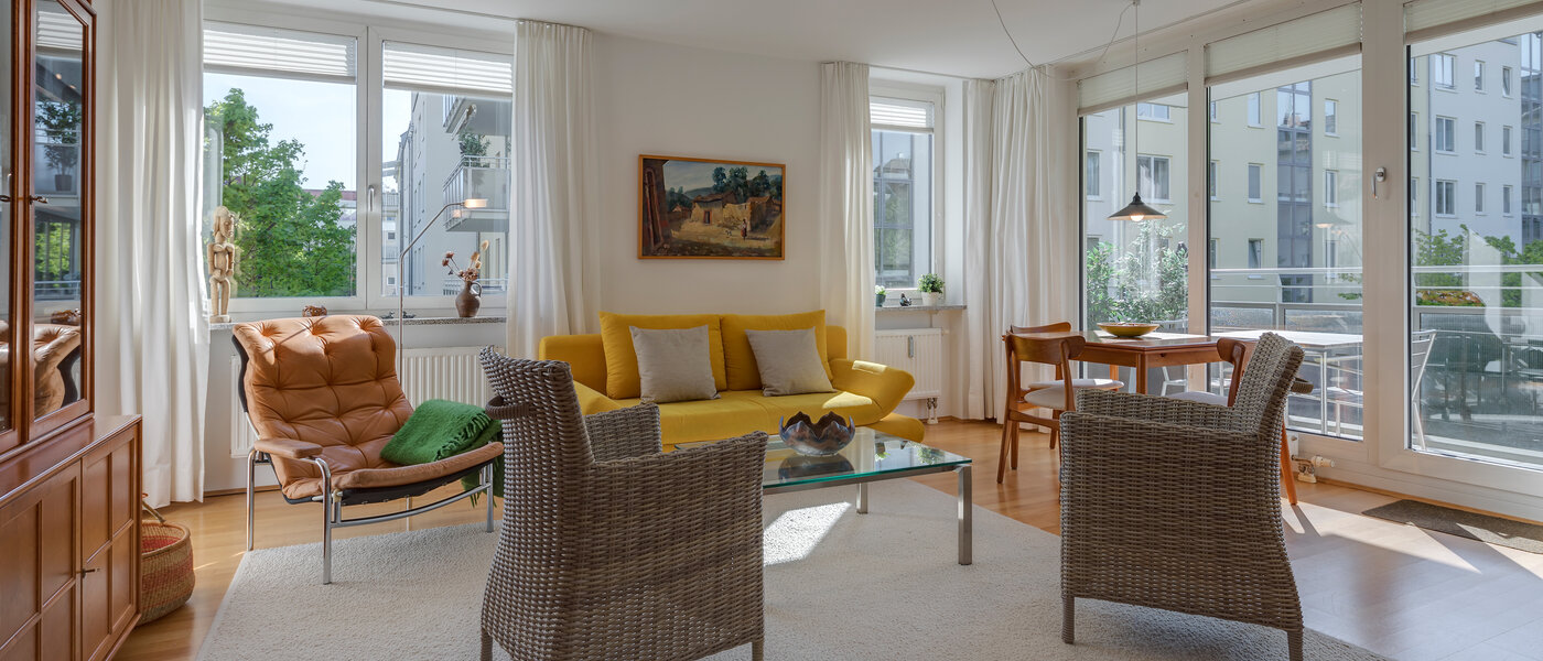 appartamento München Maxvorstadt - Universitätsviertel 01 zona living 8629