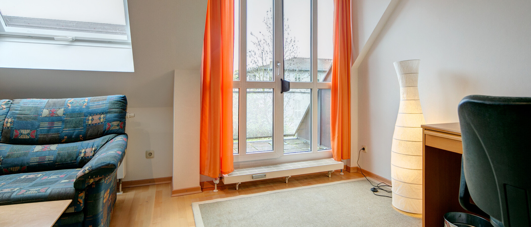 attico München Moosach 02 balcone 8631