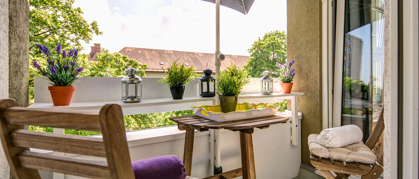 maisonette München Nymphenburg 01 balcone 8639