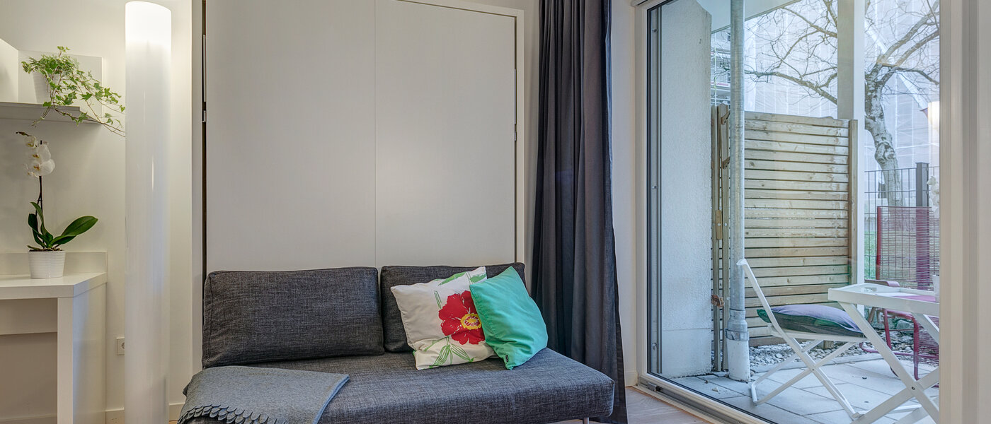 abitazione München Bogenhausen 02 soggiorno 8661