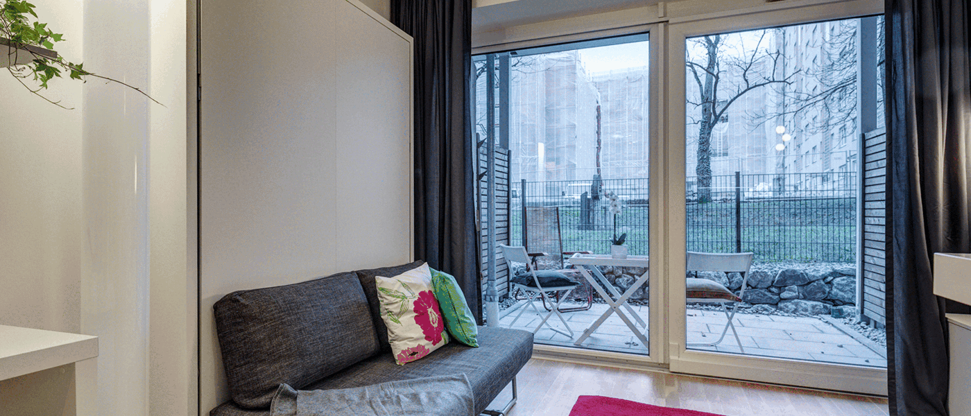 abitazione München Bogenhausen 01 zona notte 8661