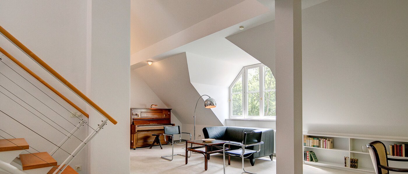 attico München Solln 02 soggiorno 8785