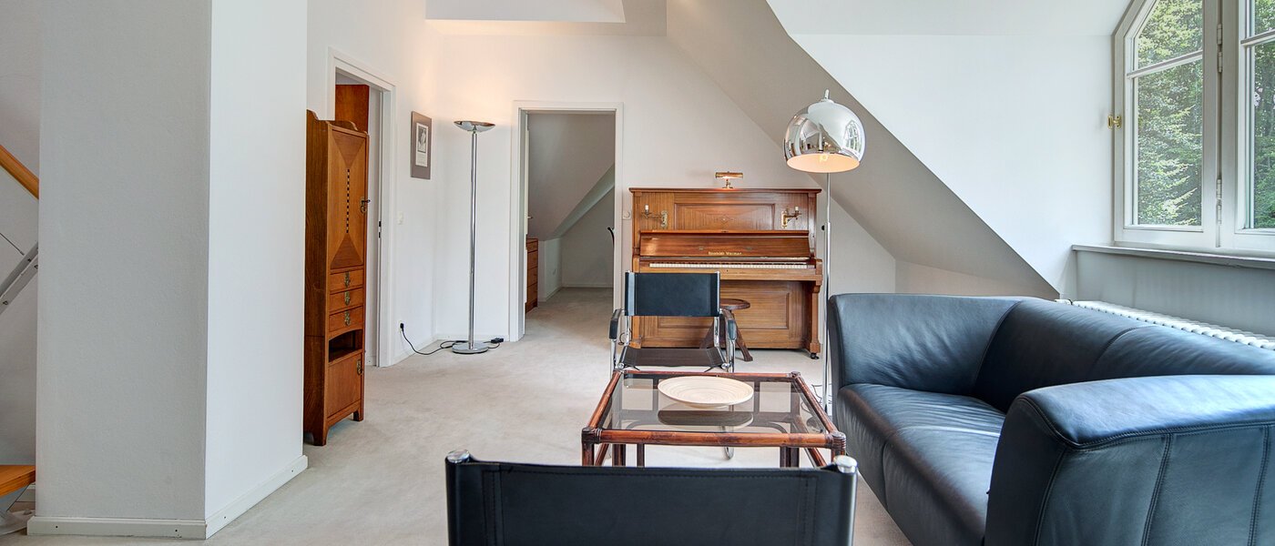 attico München Solln 04 soggiorno 8785