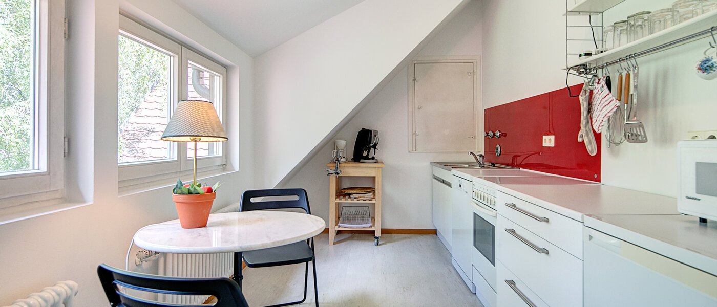 attico München Solln 01 cucina 8785