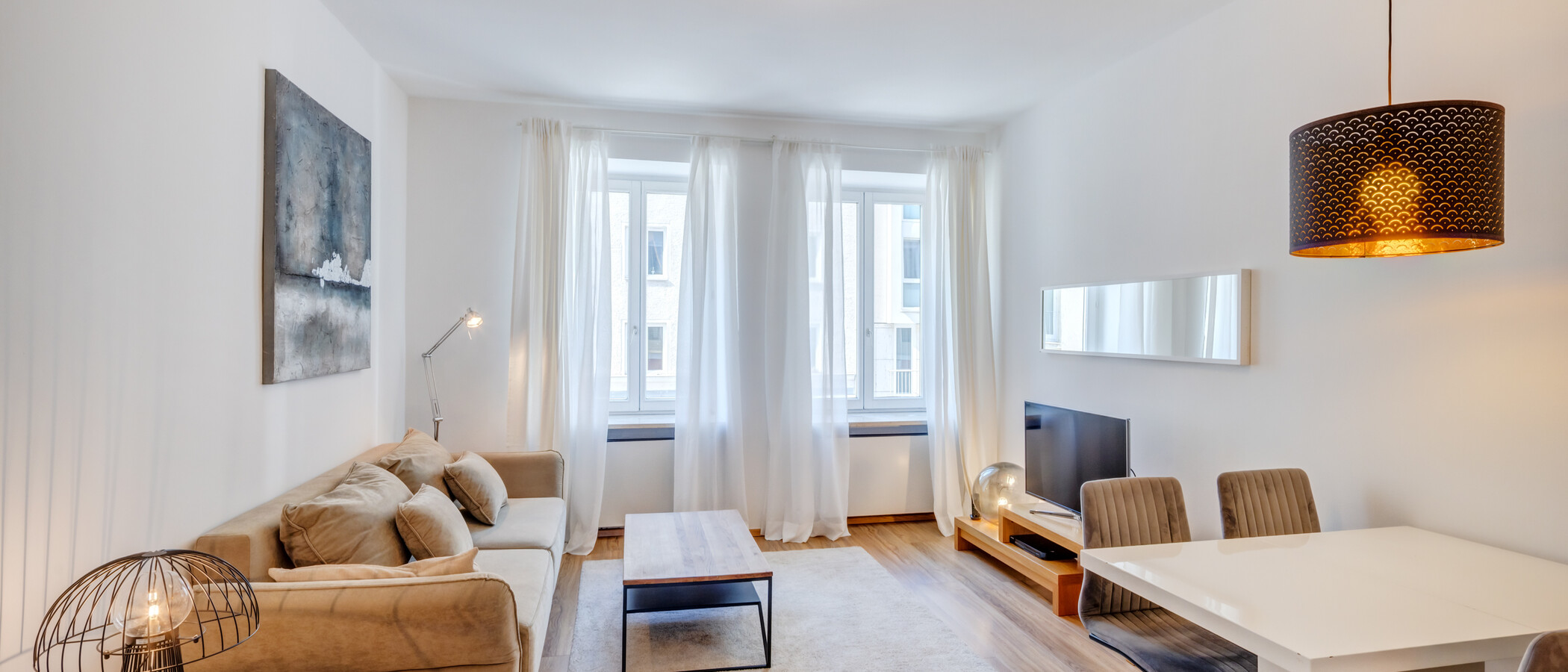 appartamento München Maxvorstadt - Universitätsviertel 01 zona living 8789