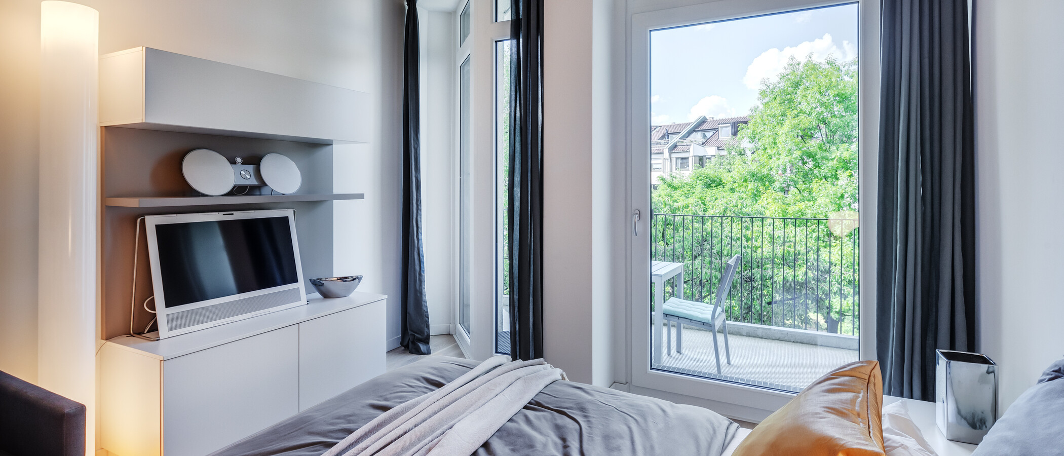 appartamento München Bogenhausen 02 zona notte 8796