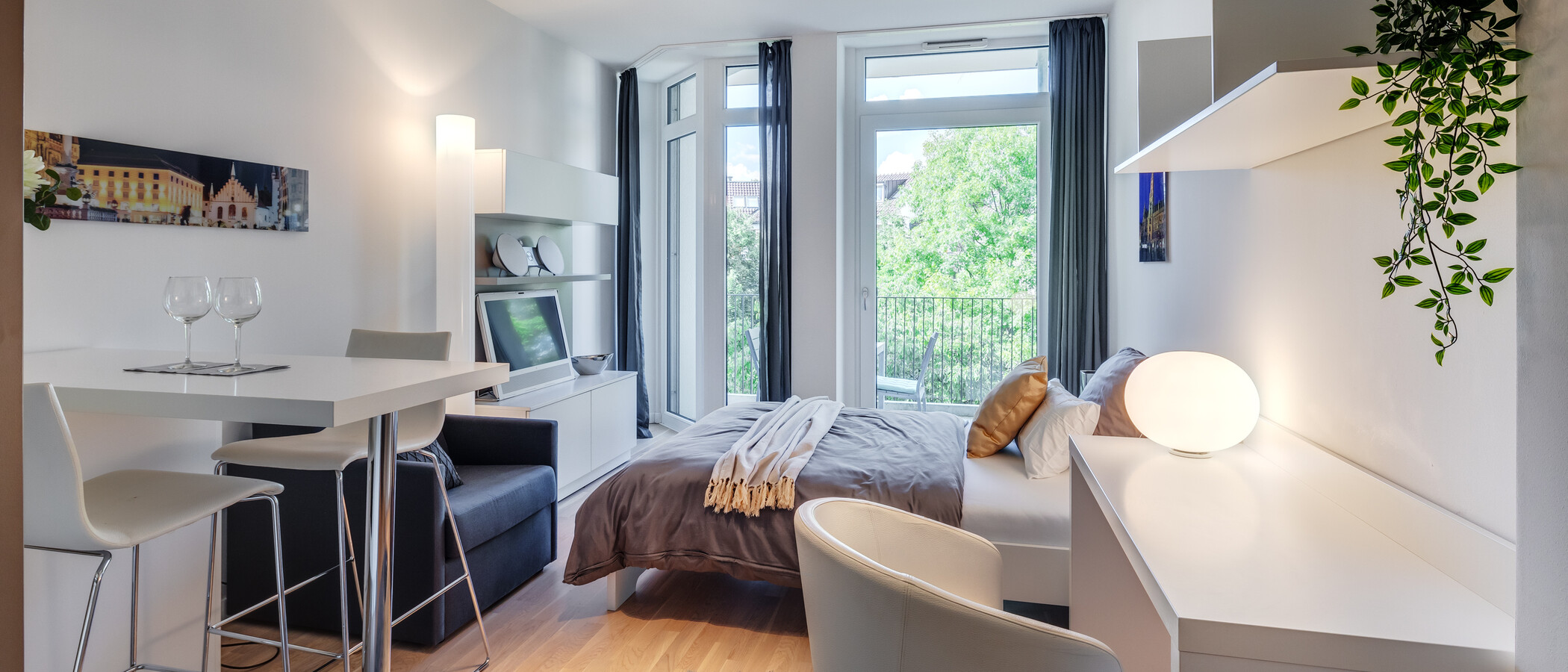 appartamento München Bogenhausen 01 zona living 8796