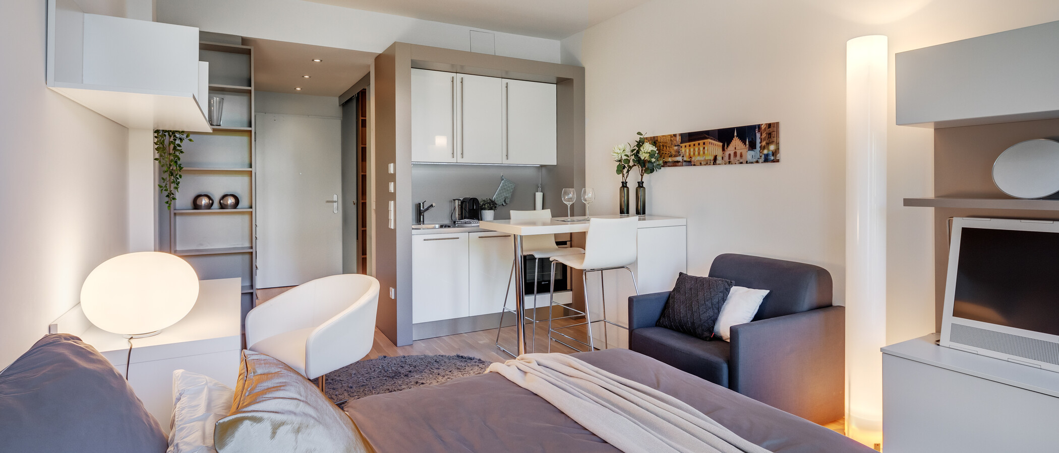 appartamento München Bogenhausen 03 zona living 8796