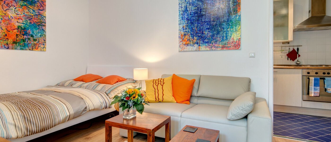 appartamento München Schwabing-West (rund um den Hohenzollernplatz) 03 soggiorno 8843