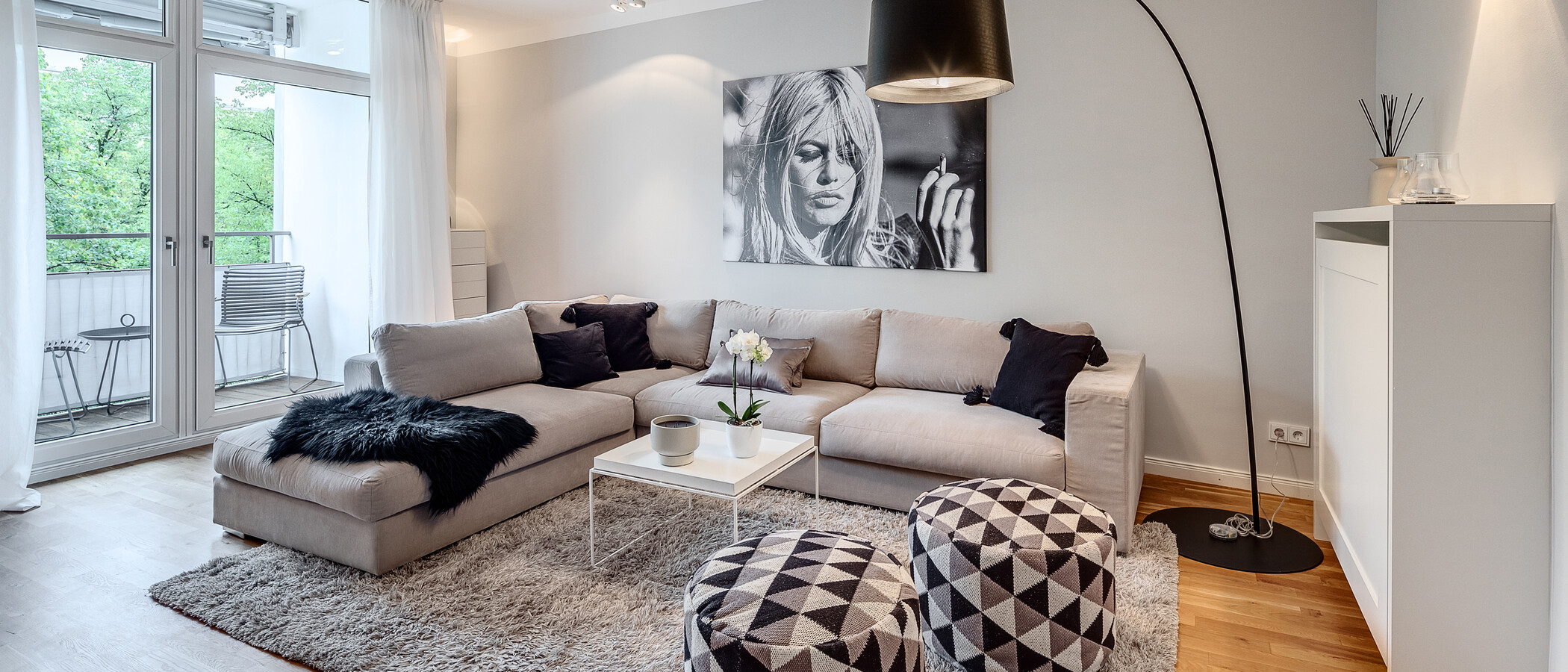 appartamento München Schwabing-West (rund um den Hohenzollernplatz) 01 zona living 8850