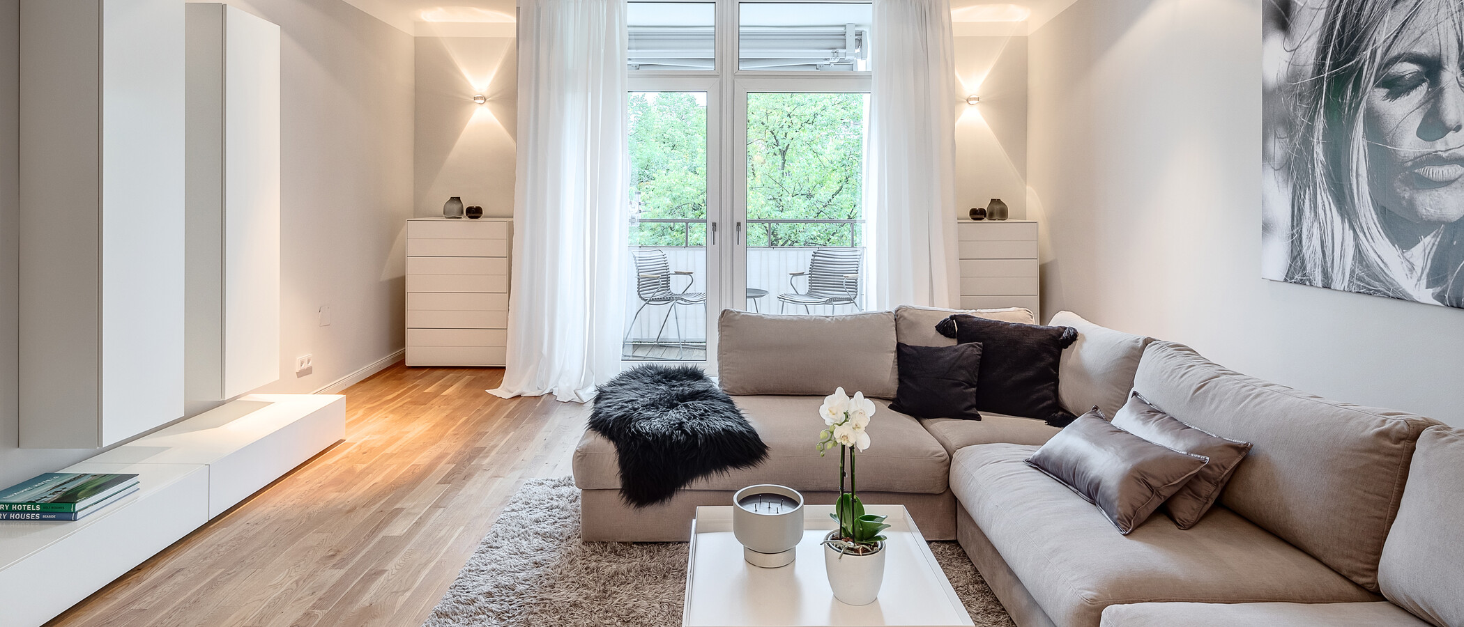 appartamento München Schwabing-West (rund um den Hohenzollernplatz) 02 zona living 8850