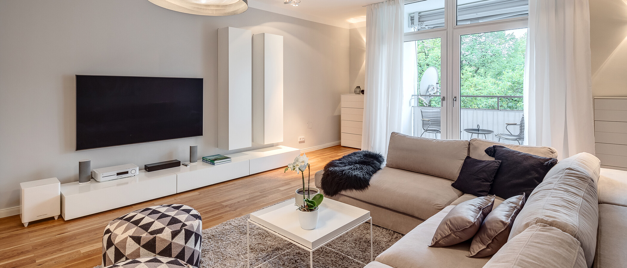 appartamento München Schwabing-West (rund um den Hohenzollernplatz) 04 zona living 8850