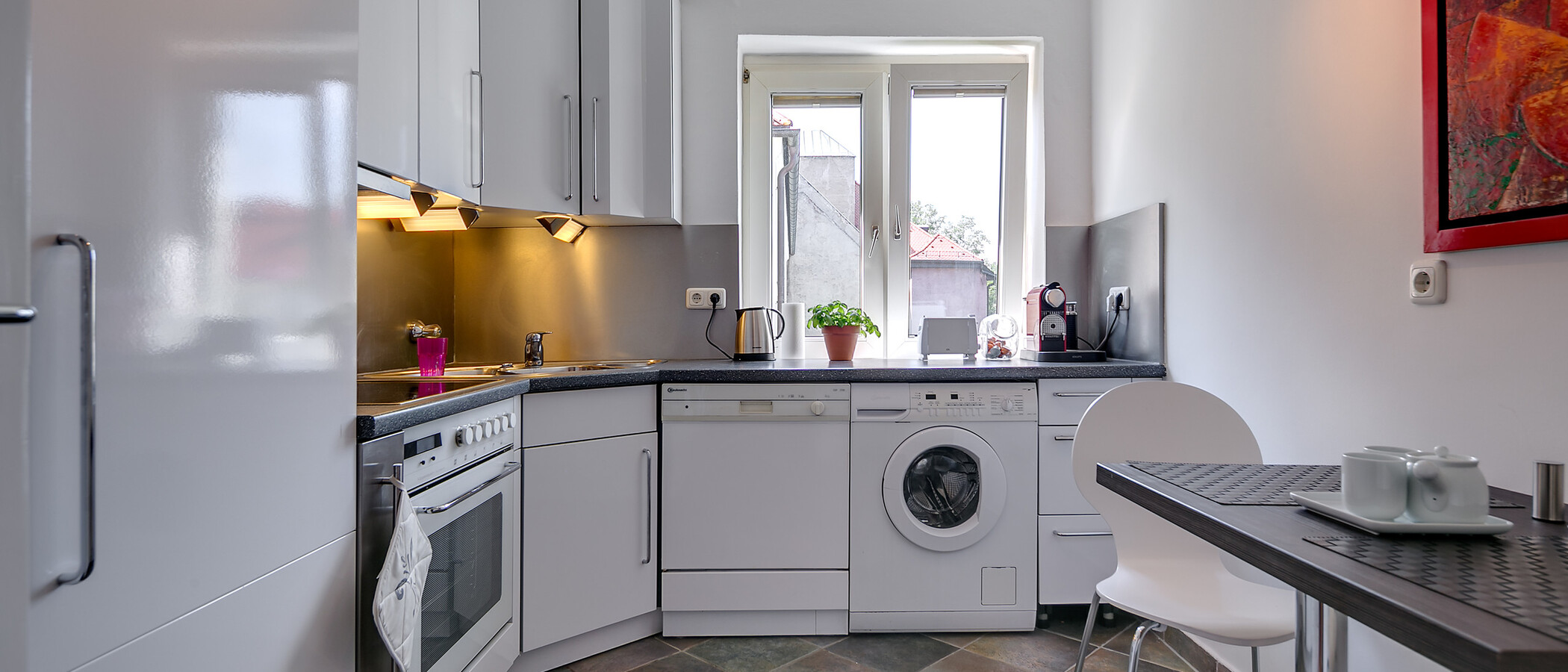 appartamento München Schwabing-Nord (zw. Belgrad- & Leopoldstraße) 01 cucina 8856