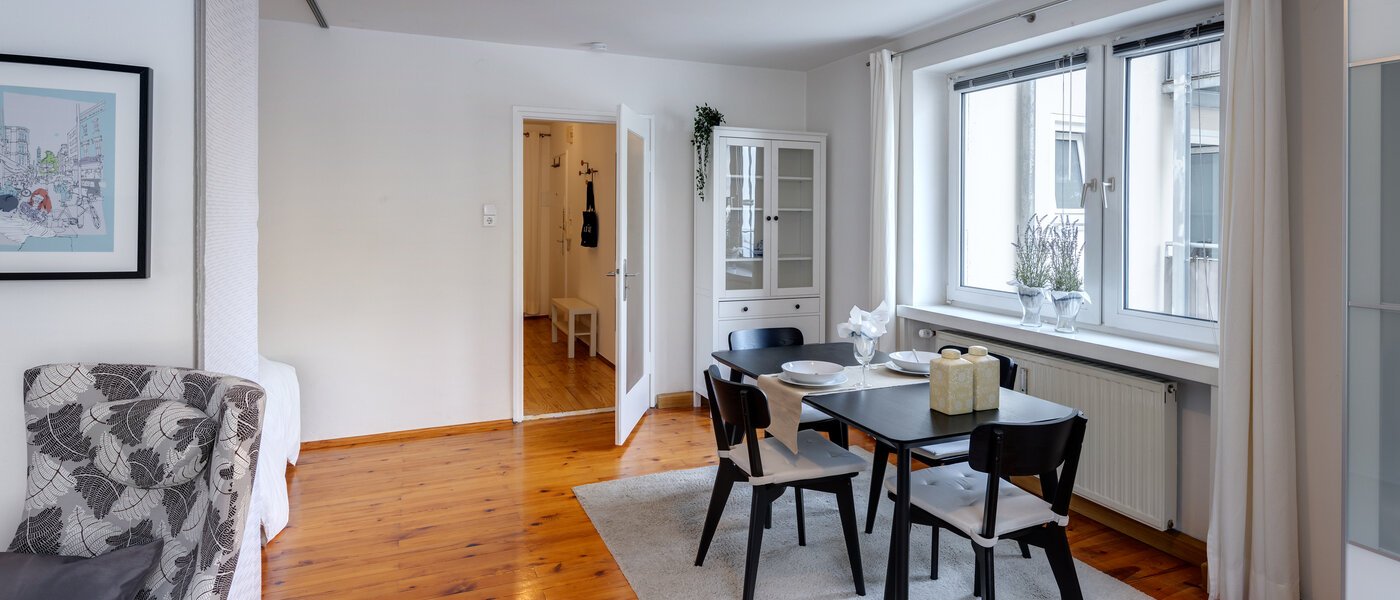 appartamento München Lehel 03 zona living 8871