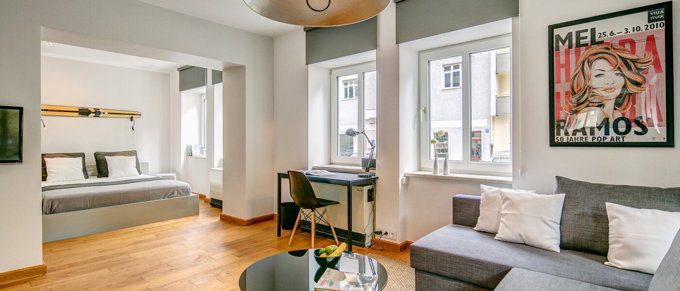 appartamento München Schwabing-West 03 soggiorno 8918
