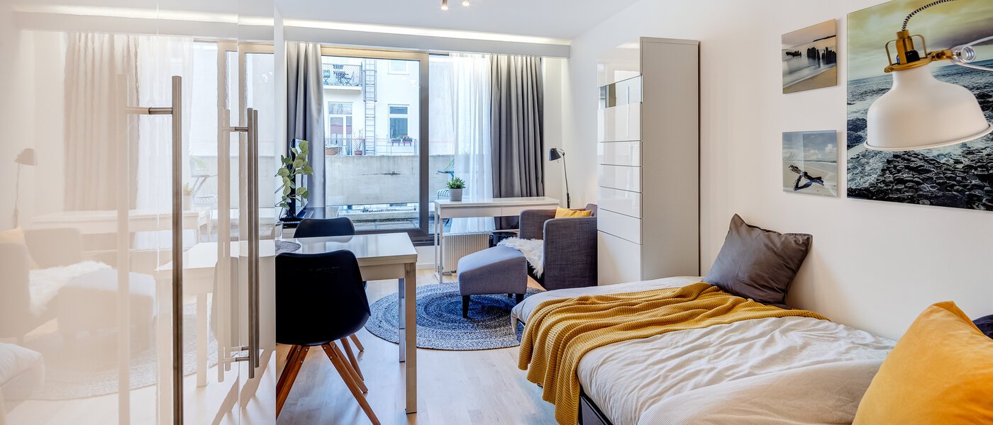 abitazione München Maxvorstadt - Universitätsviertel 01 zona living 8924