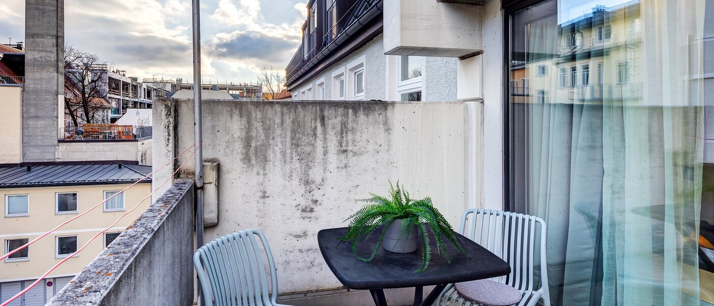 abitazione München Maxvorstadt - Universitätsviertel 01 terrazza sul tetto 8924