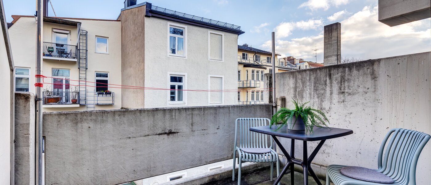 abitazione München Maxvorstadt - Universitätsviertel 02 terrazza sul tetto 8924