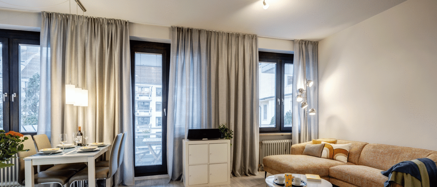 appartamento München Lehel 02 zona living 8947