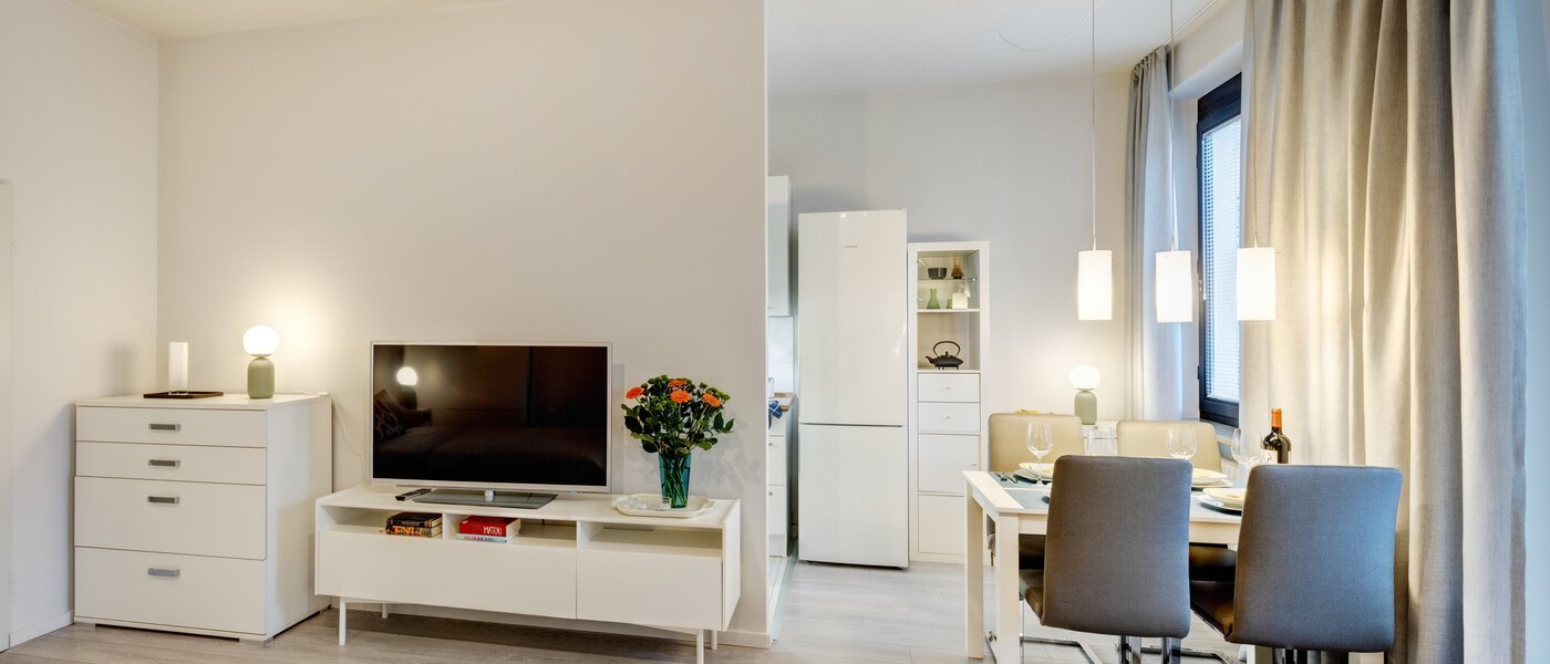 appartamento München Lehel 03 zona living 8947