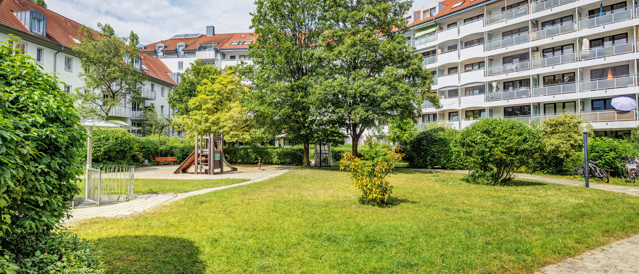 appartamento München Giesing 01 cortile interno  8998