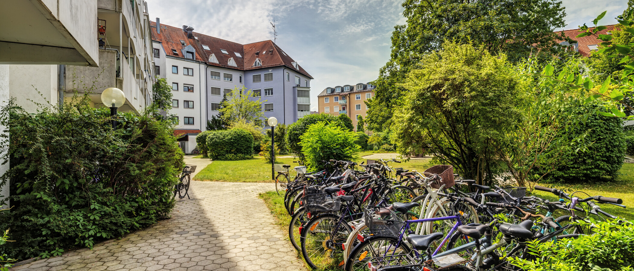 appartamento München Giesing 02 cortile interno  8998