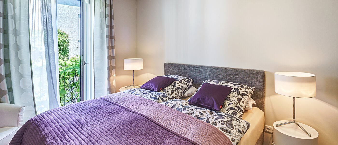 attico con terrazzo München Altstadt 01 camera da letto 9009