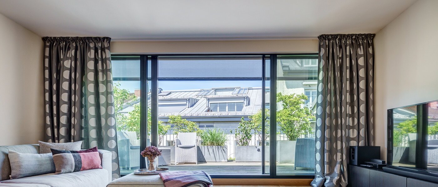 attico con terrazzo München Altstadt 02 zona living 9009