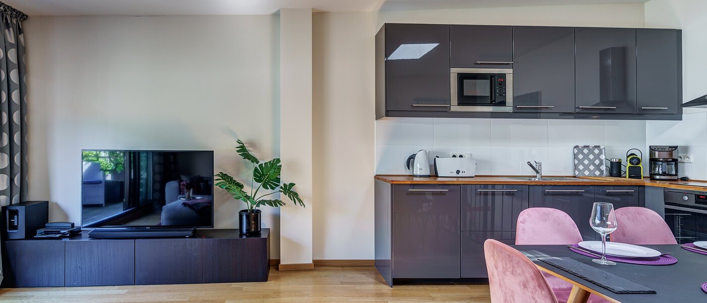 attico con terrazzo München Altstadt 03 zona living 9009