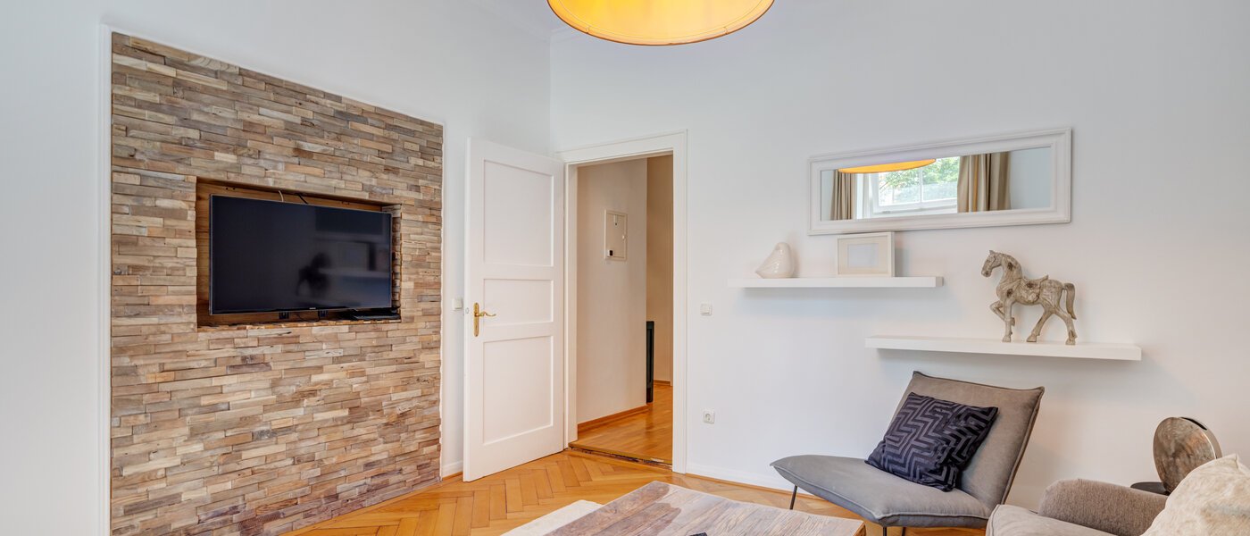 appartamento München Schwabing-West (rund um den Hohenzollernplatz) 04 zona living 9021